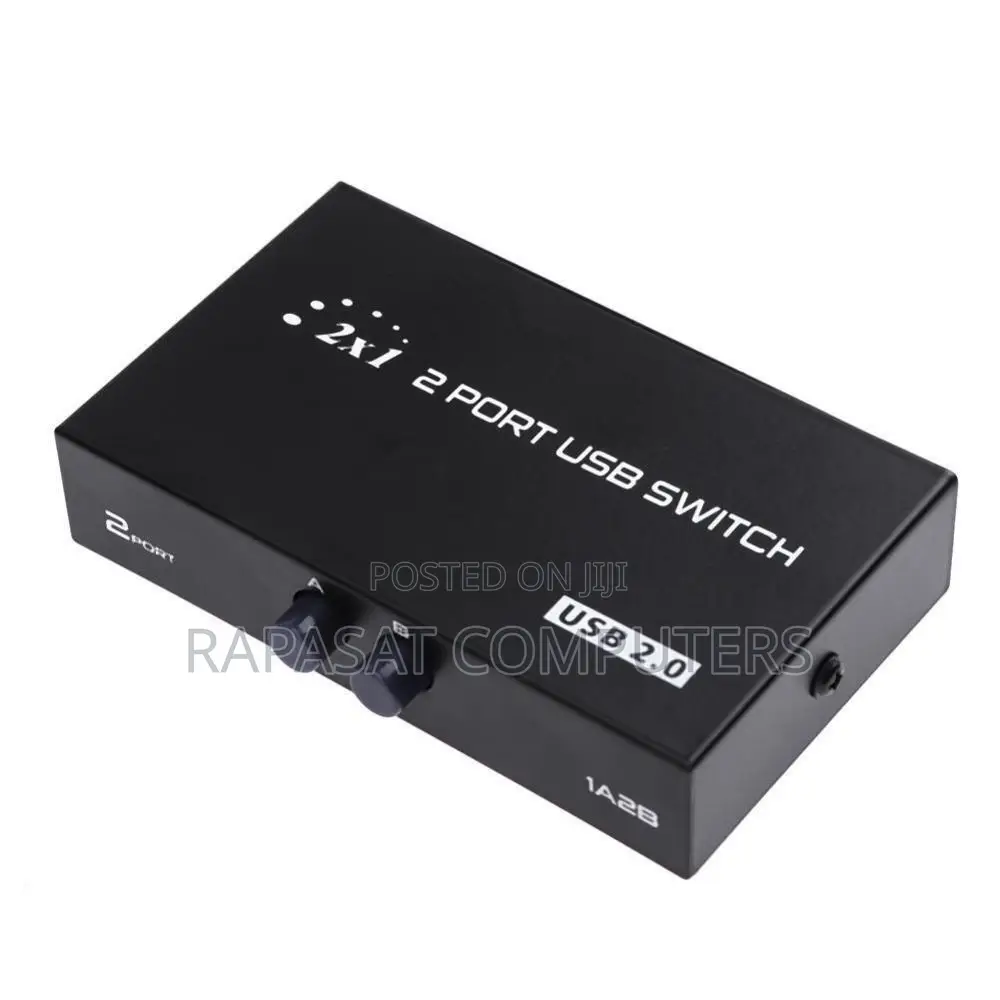 1 Printer For 2 Pcs: 2-port USB 2.0 Sharing Switch