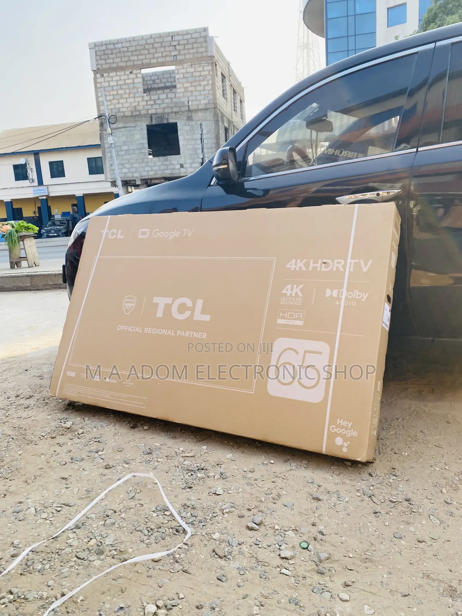 Original TCL 65P635 65 Inch Uhd Smart Television(Black).