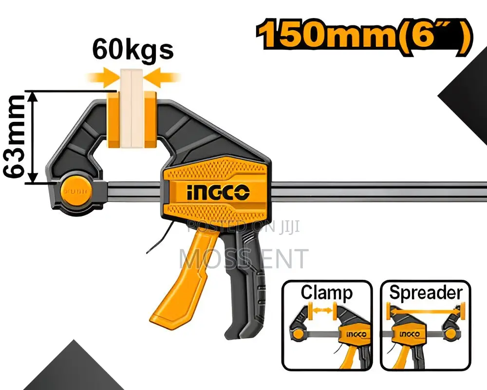 Quick Bar Clamps 6" - Hqbc01601