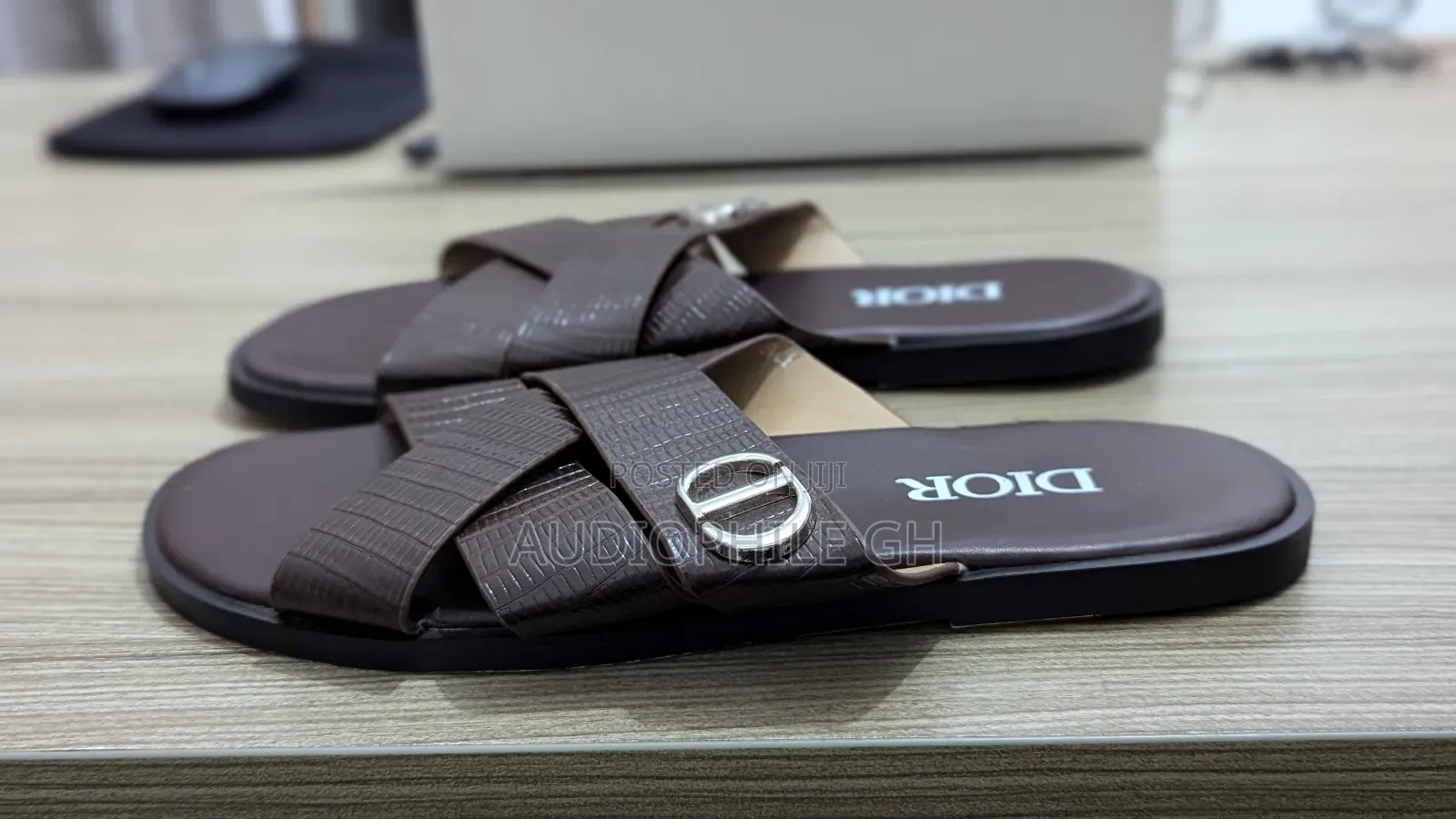 Premium Leather Men's Slippers