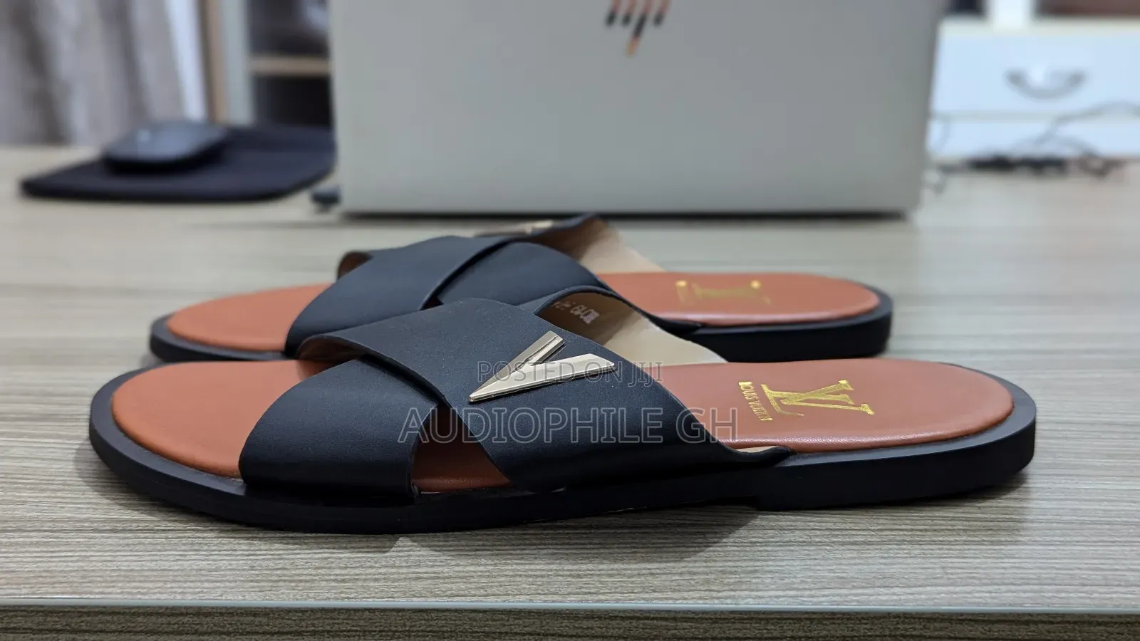 Premium Leather Men's Slippers