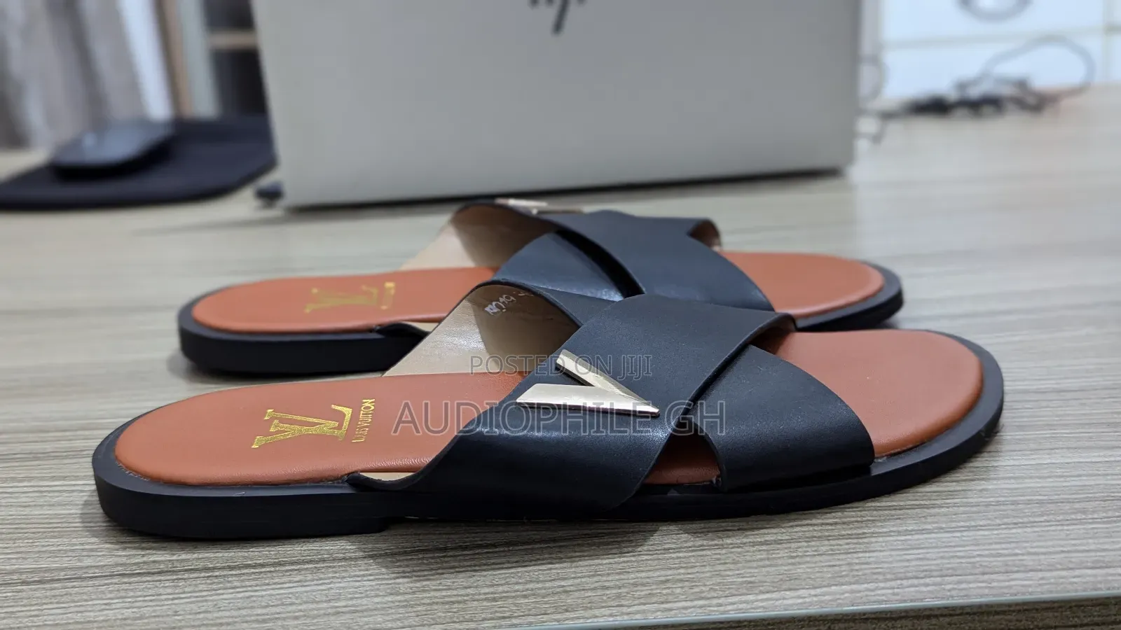 Premium Leather Men's Slippers