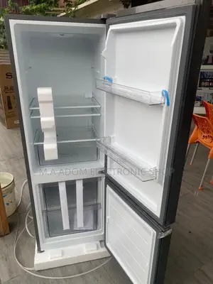 Durable and Affordable TCL F163BF Double Door Fridge(162L).