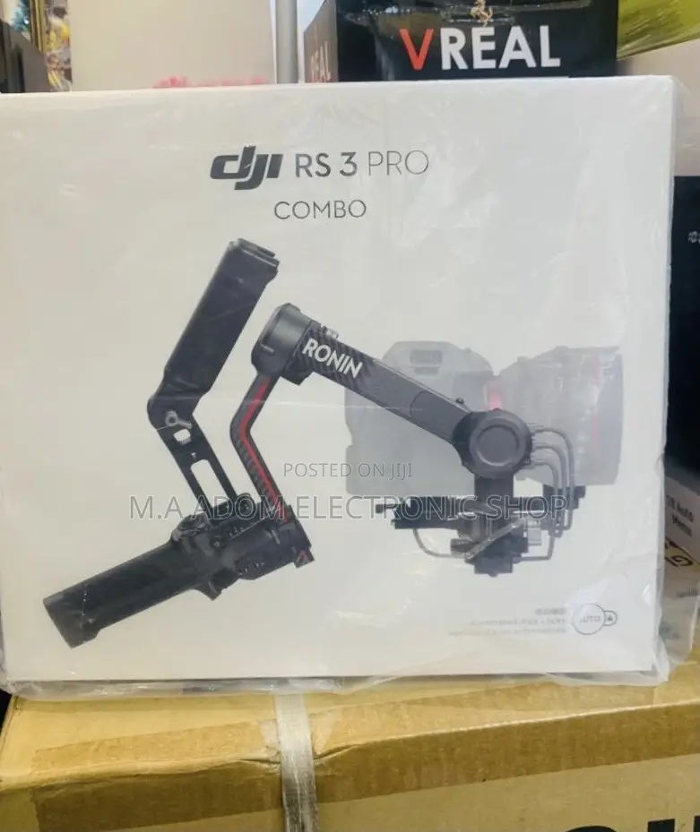 Durable DJI RS 3 Pro Combo, 3-Axis Gimbal Stabilize.