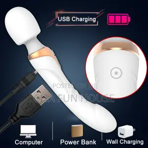 2 in 1 Realistic Dildo Wand 7inc Double-Sided Vibrator