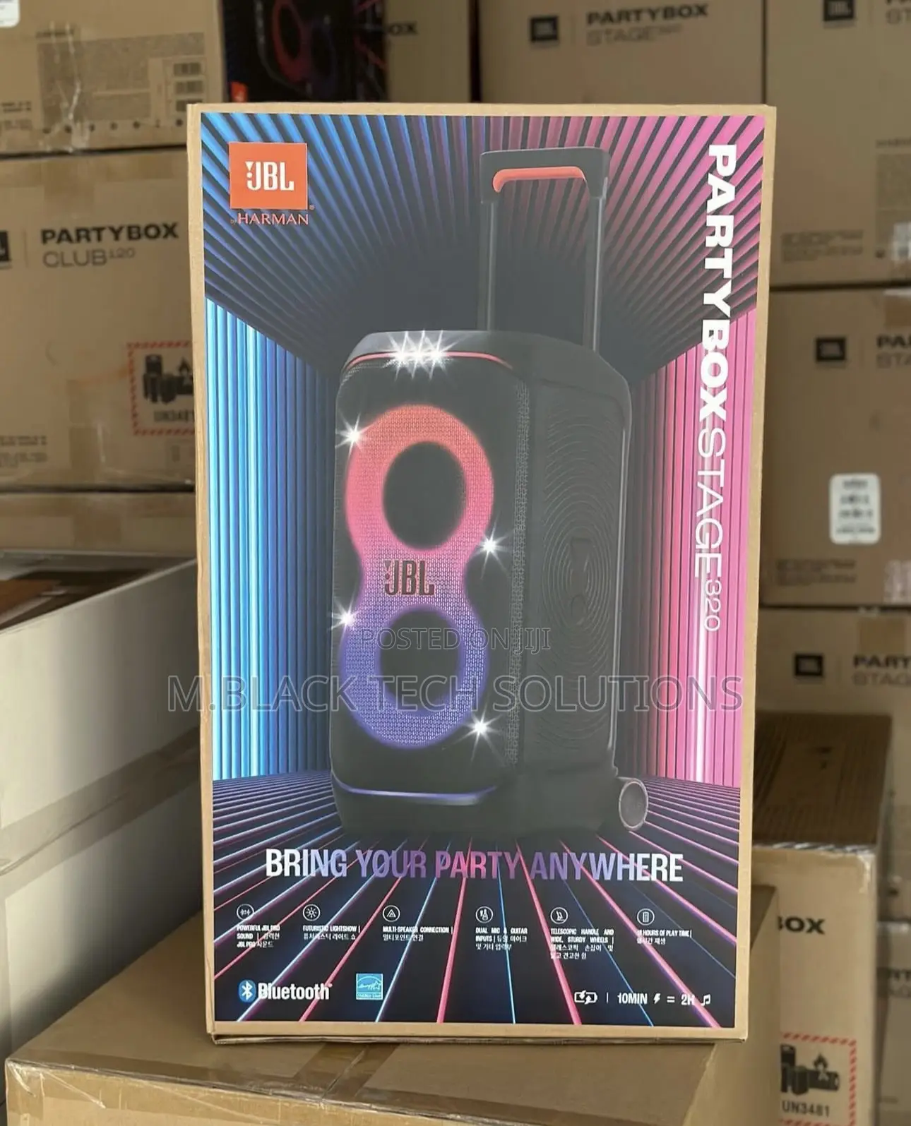 JBL Partybox Stage 320 240w Wireless Party Speaker