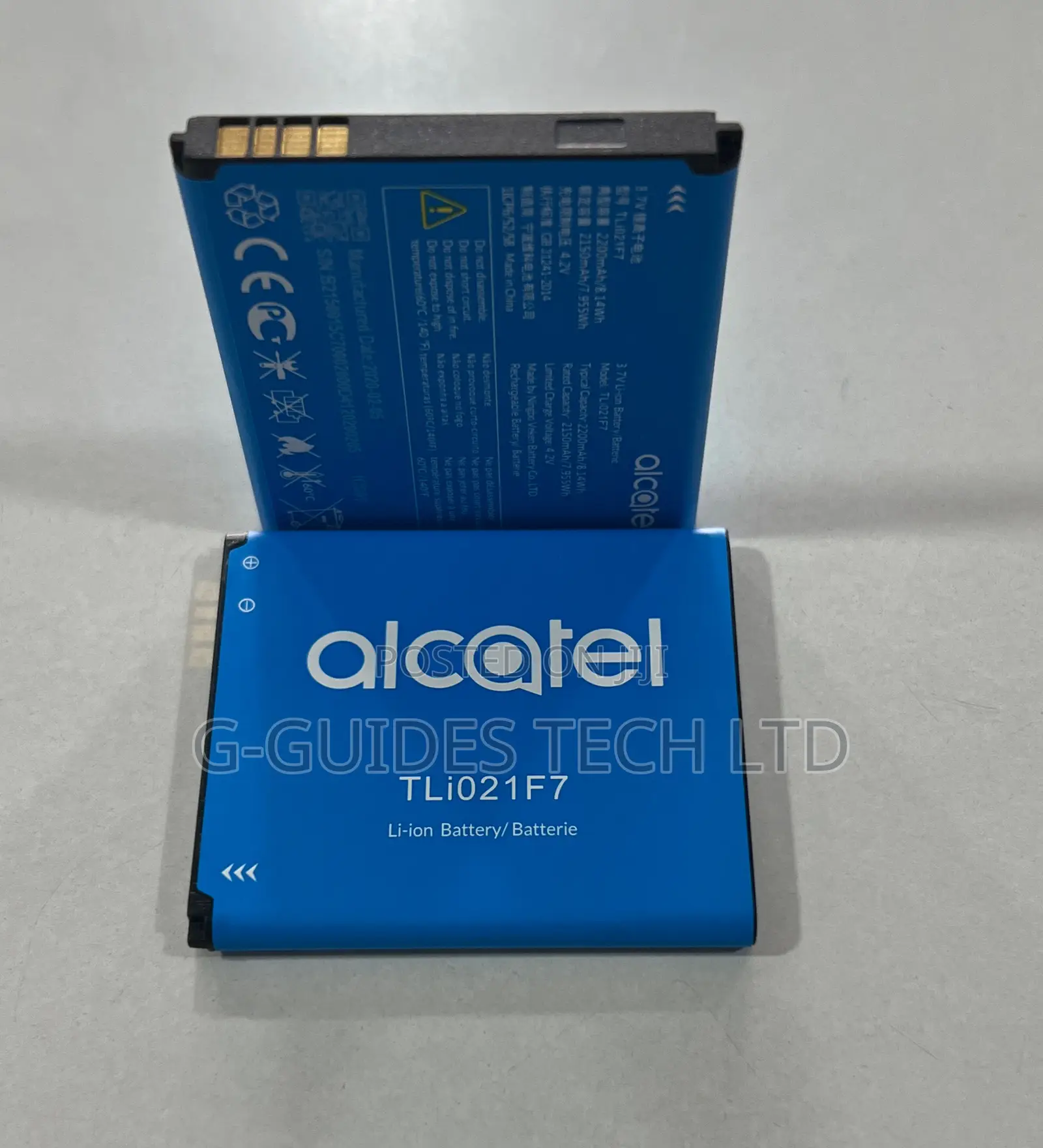 Alcatel 3.7V 2200mah Rechargeable Li-Ion Battery (Tli021f7)