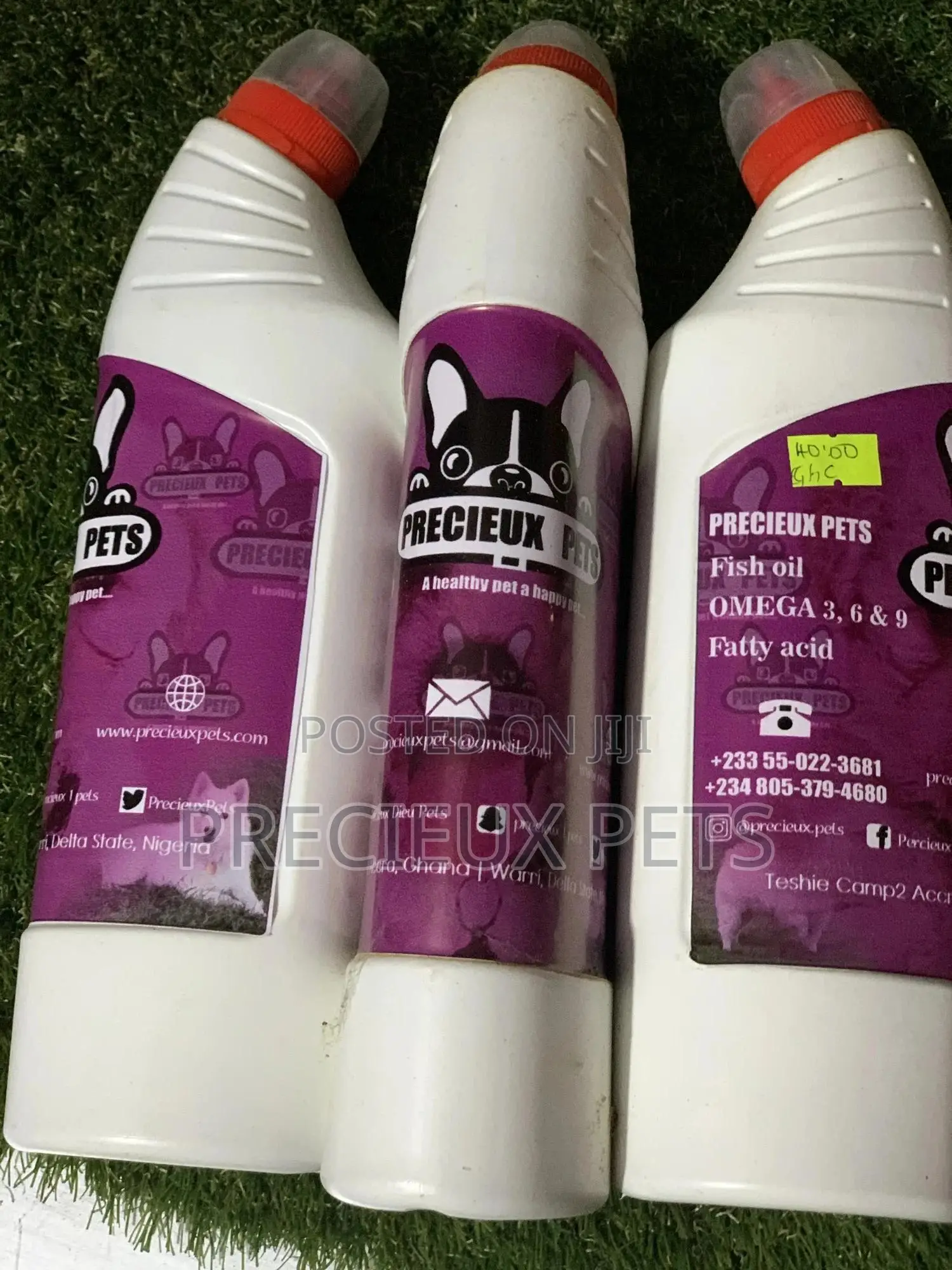 Precieux Pets Fish Oil for Cats and Dogs