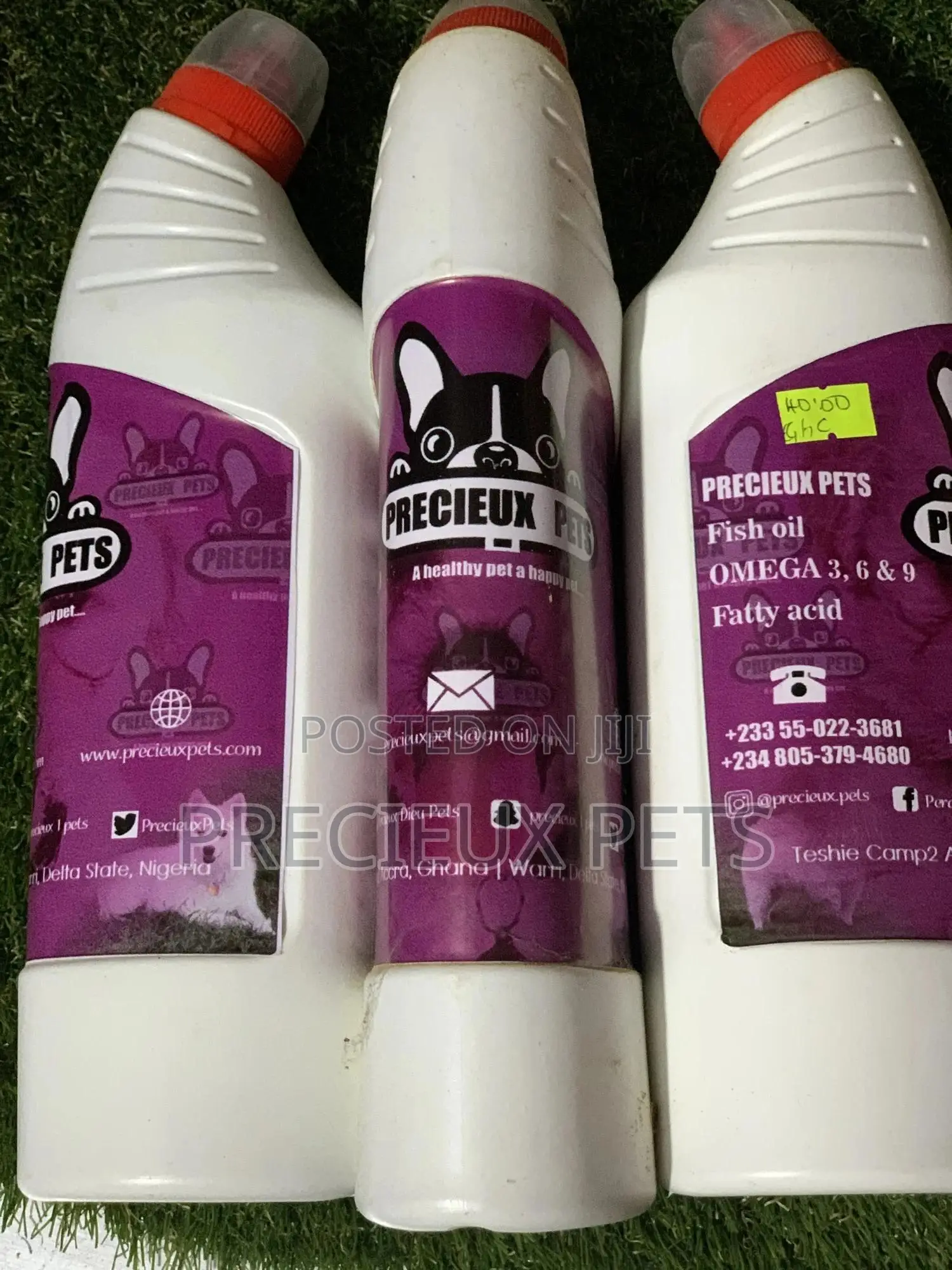 Precieux Pets Fish Oil for Cats and Dogs