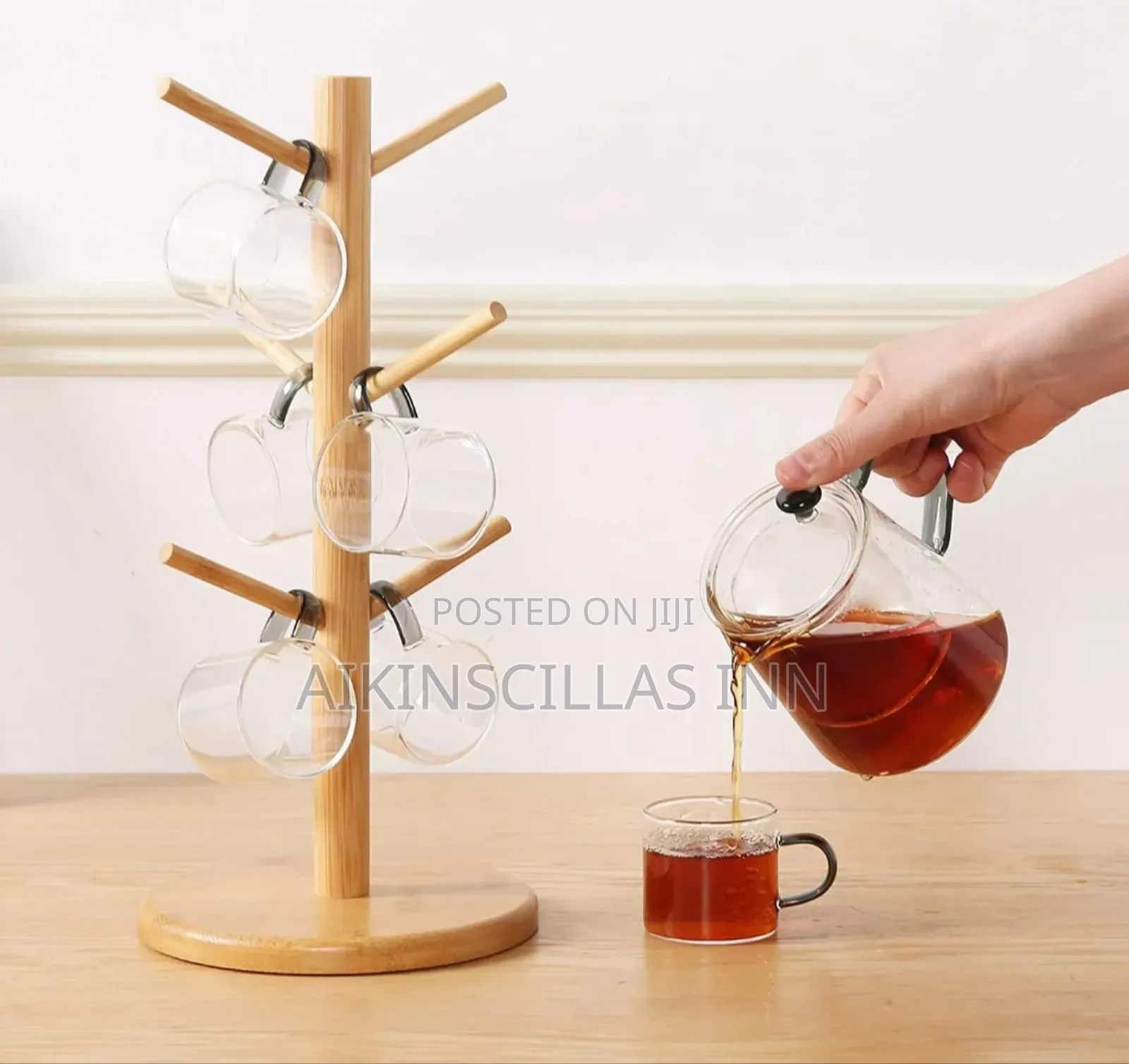 Wooden Mug/Glass Holder