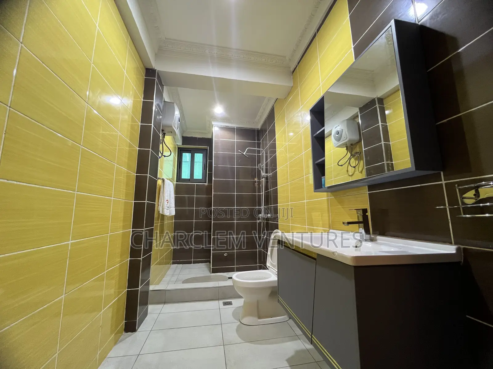 Furnished 1bdrm Apartment in Charclem Ventures, Kokomlemle for rent