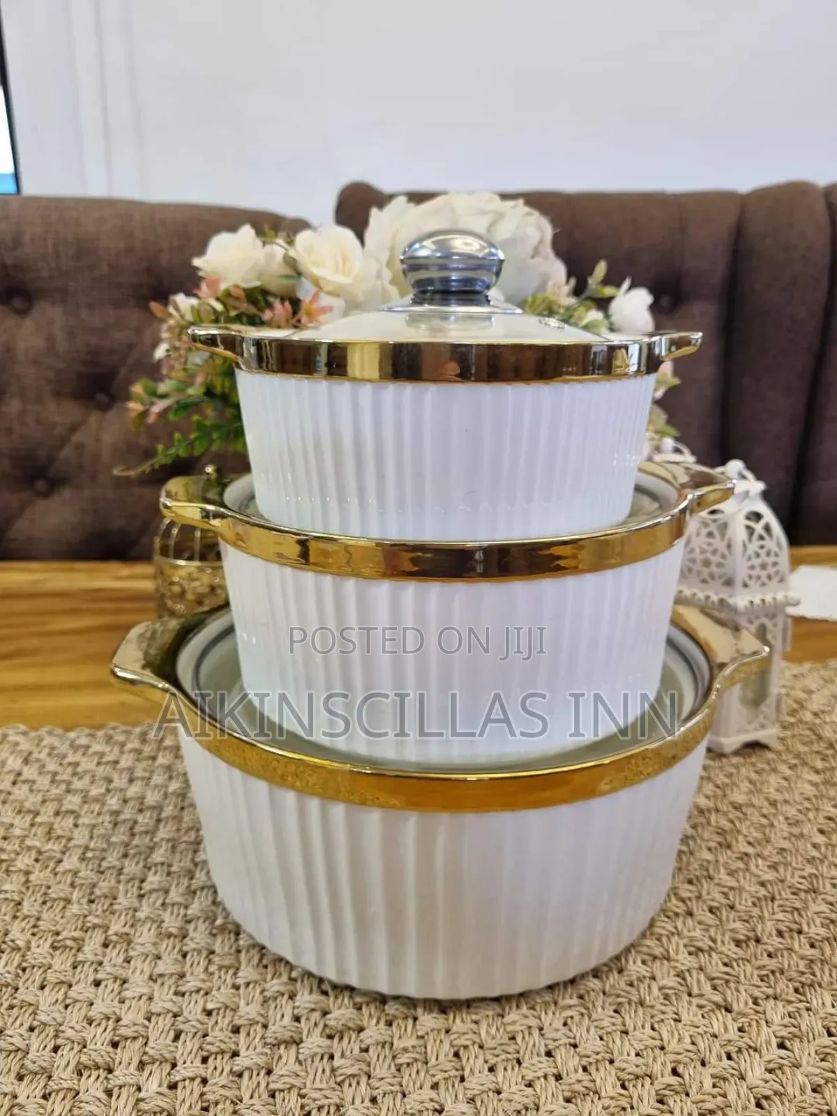 Luxury Ceramic Pot/Bowl Set