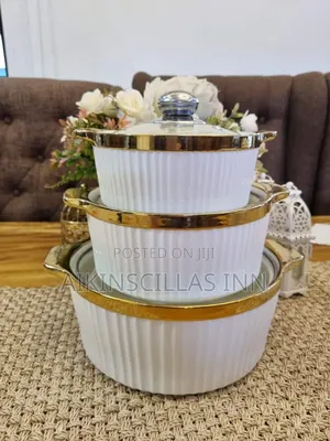 Luxury Ceramic Pot/Bowl Set