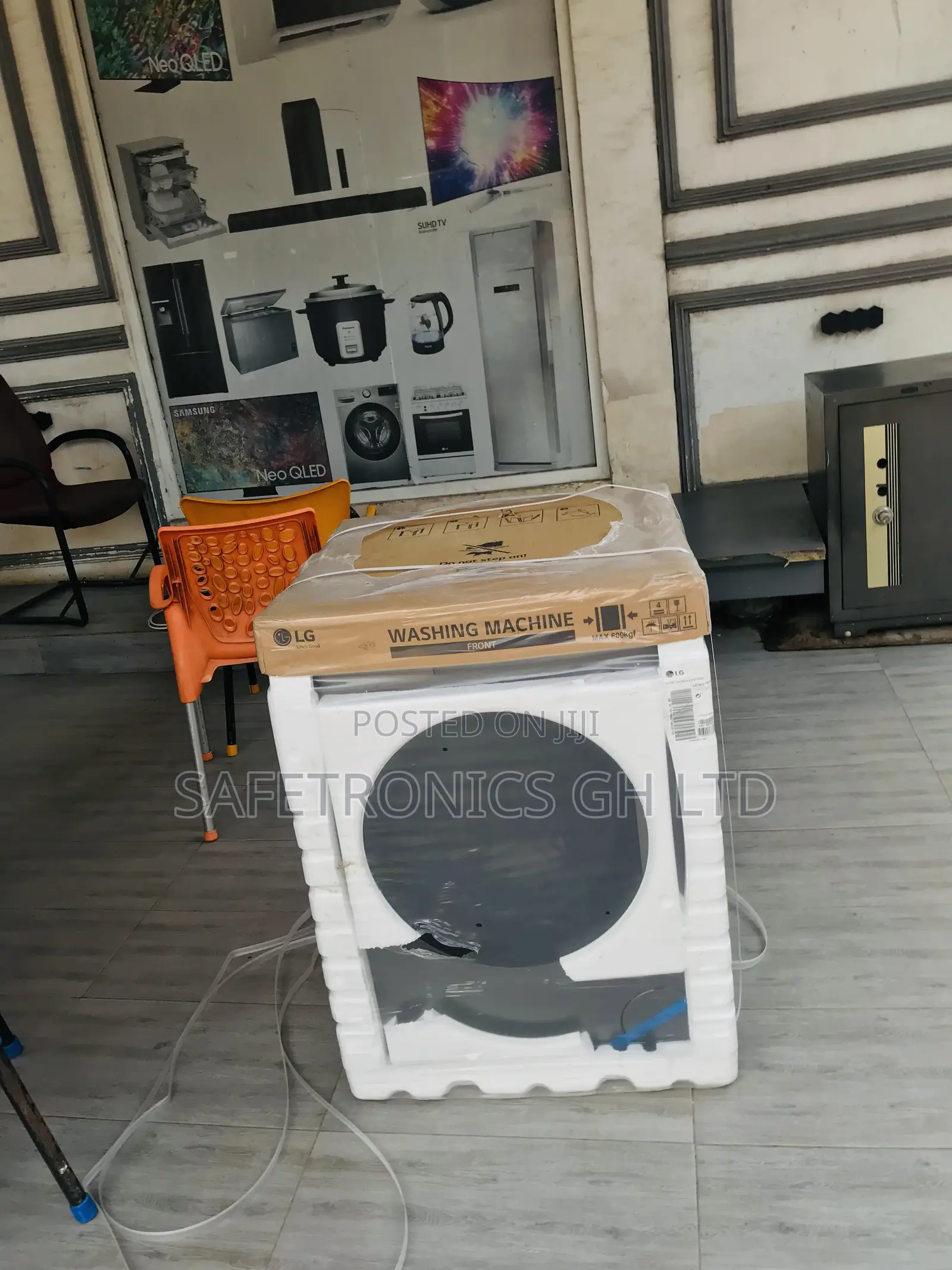 Brand New 8kg Frontload Full Automatic LG (Gray) Washer 