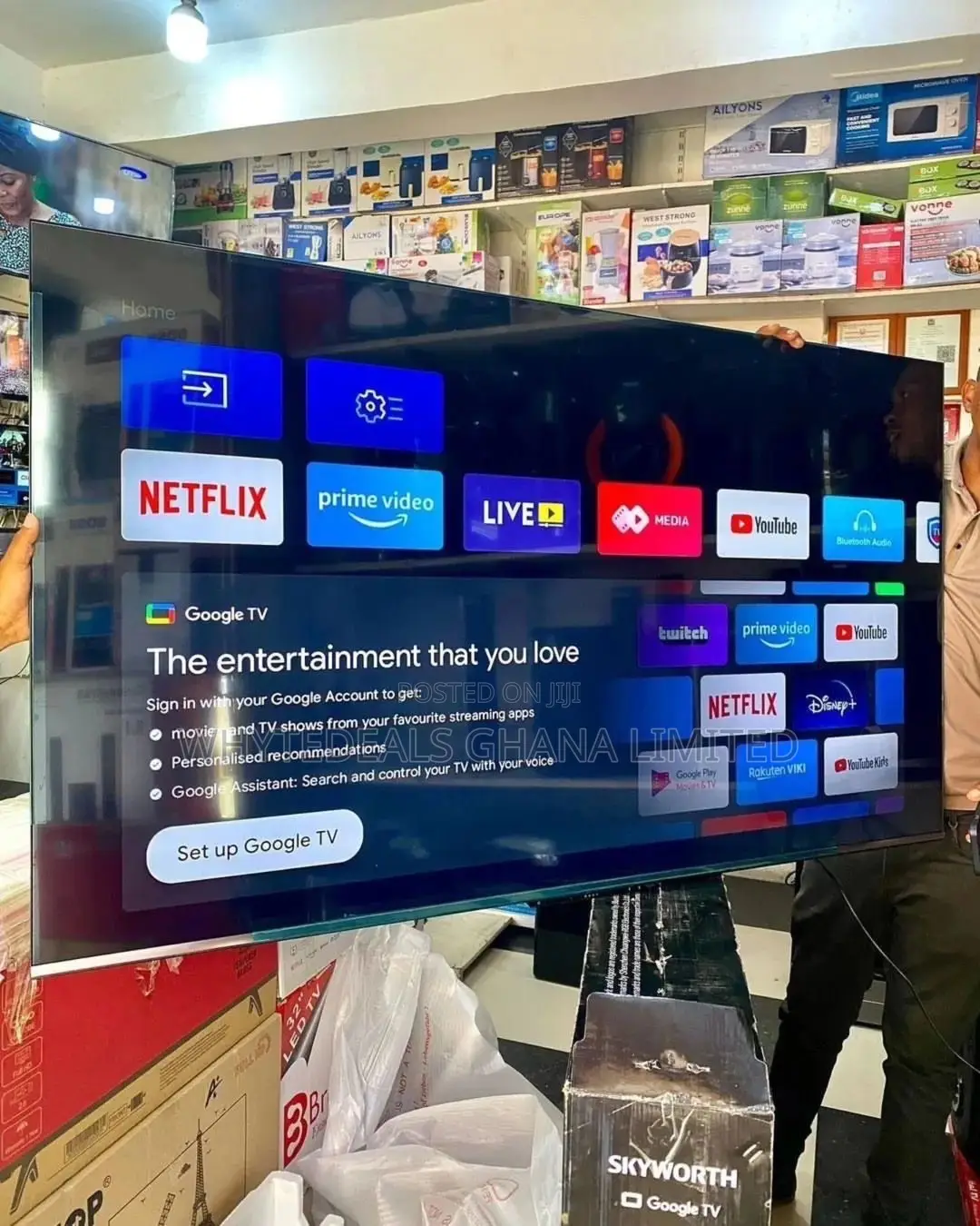 43 Inch Skyworth Full HD Smart Android Google Assistant TV