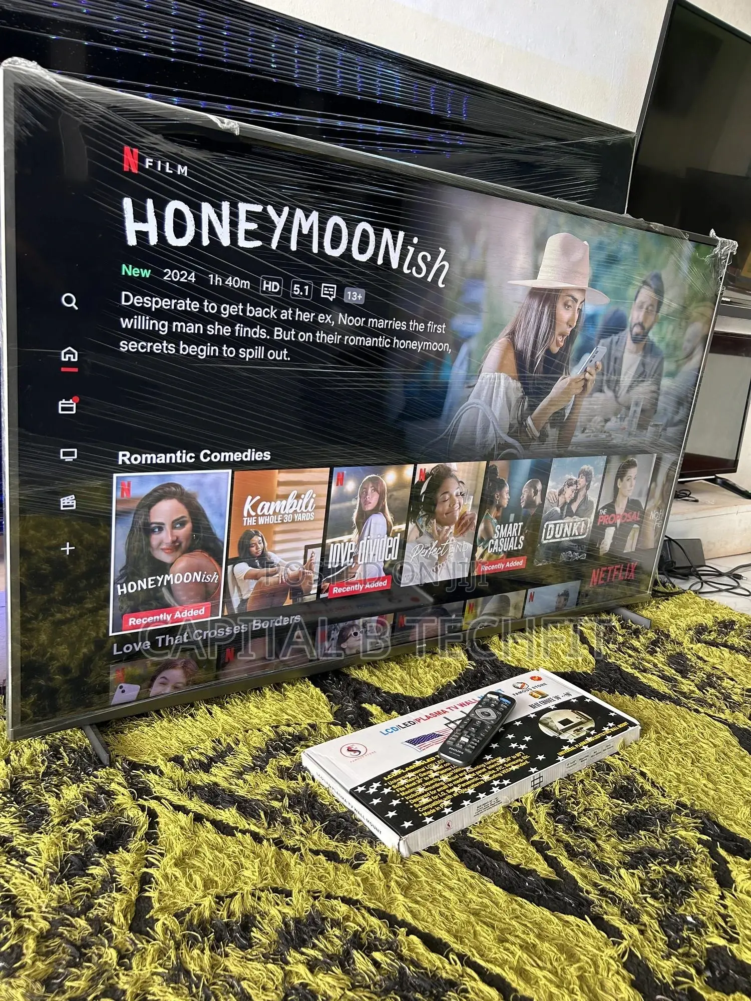 55inches Digital Satellite Ultra Hd Led Smart Phillips.