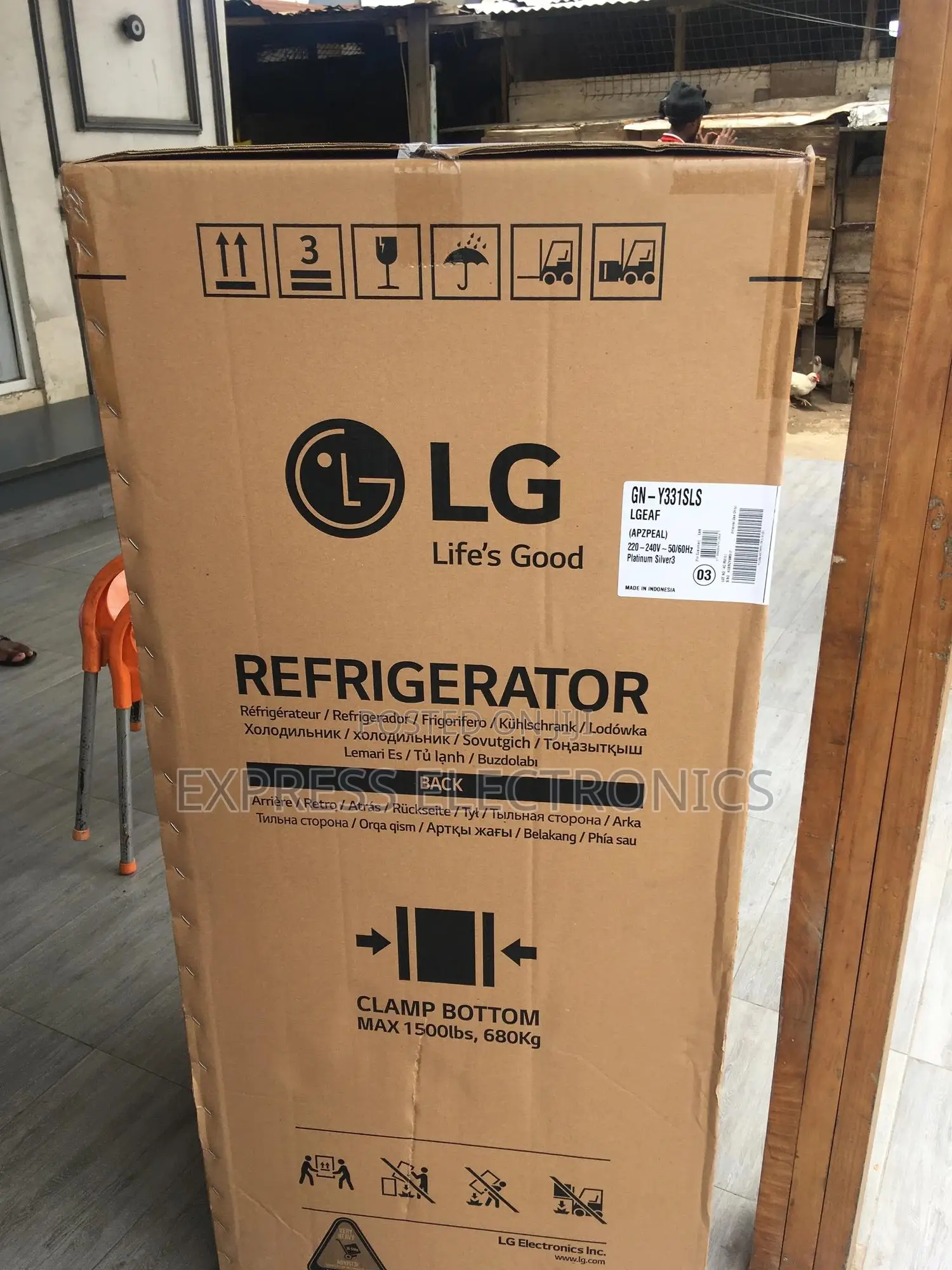 Call for the New One Door GN-Y331SLS —LG Fridge