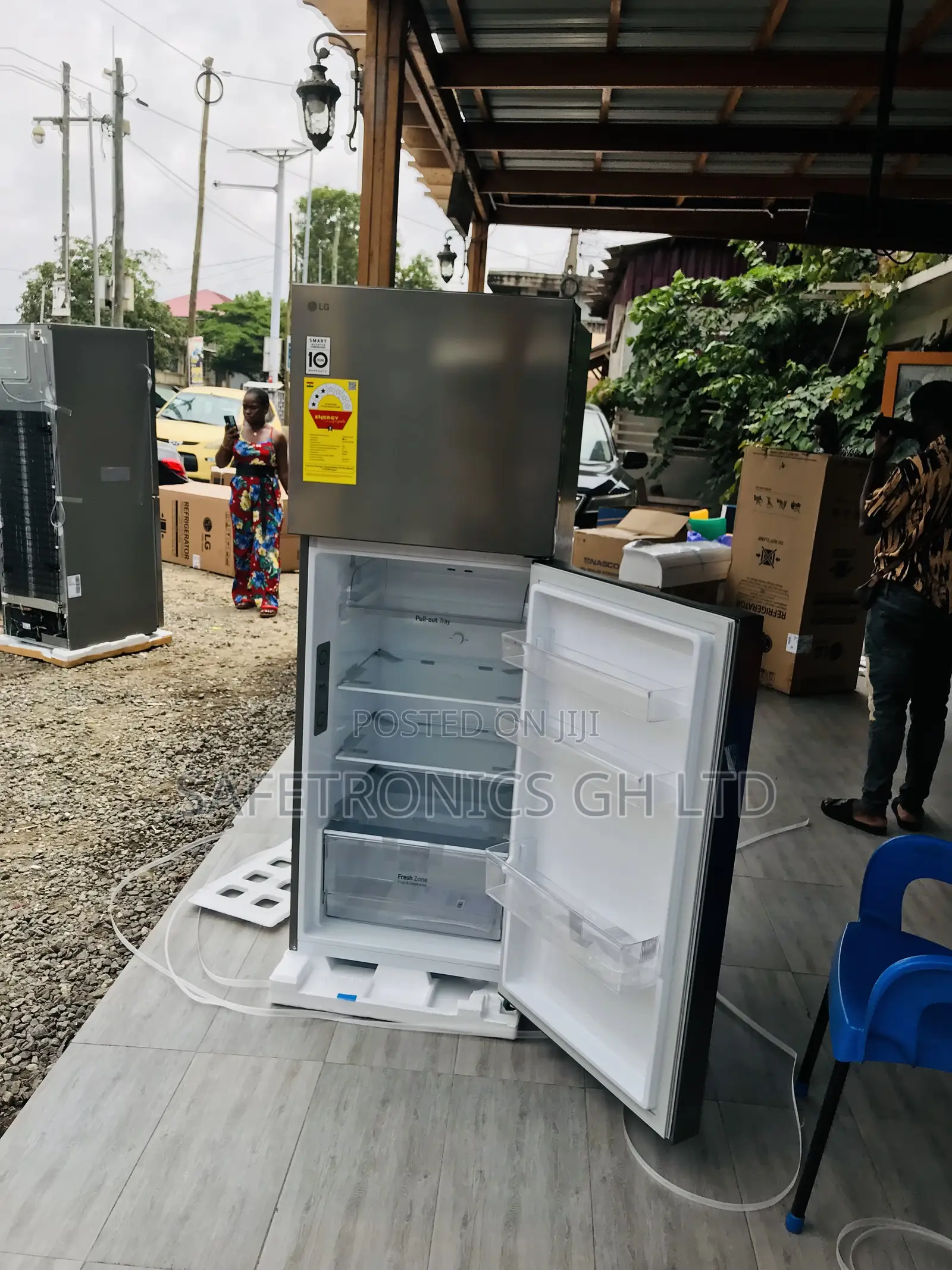Elegant Sealed LG GN-B312PLGB Doubledoor Fridge (Gray) 