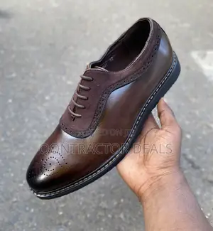 Qontractor Fashion Men’S Executive Suede and Leather Shoes