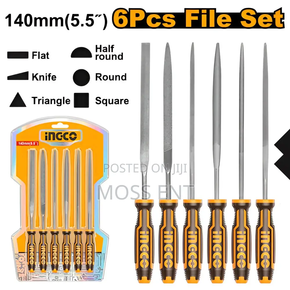 6pcs File Set - Hktf63