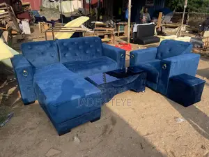 Blu L Sharp Sofa Set