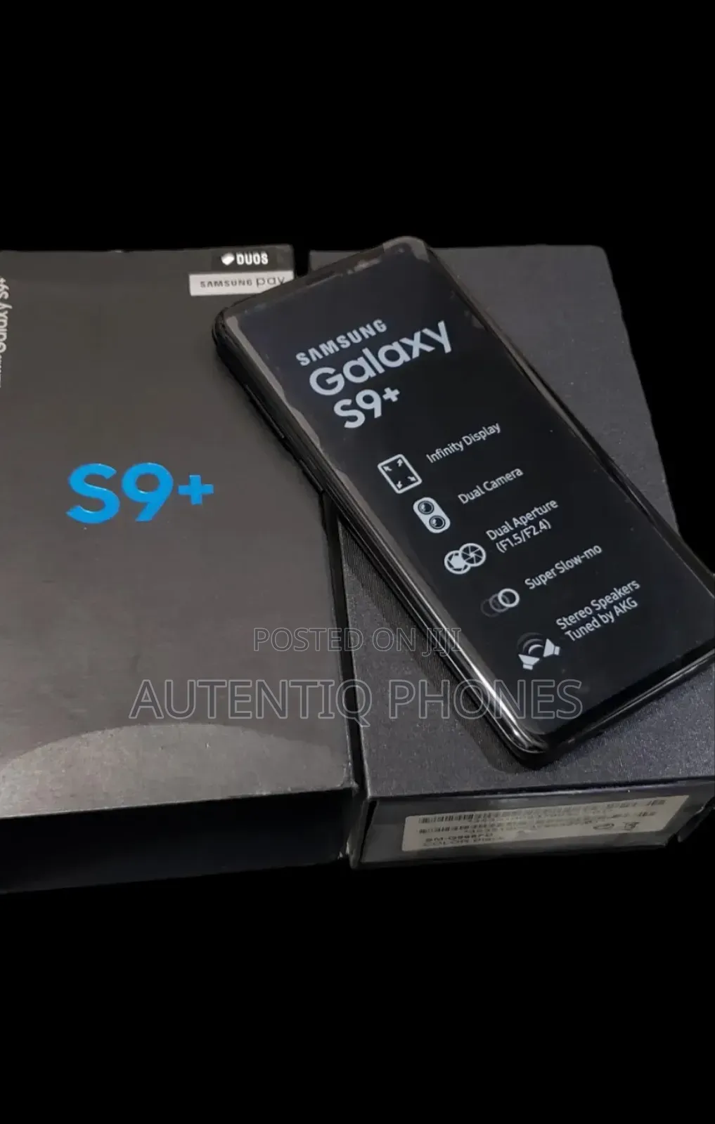 New Samsung Galaxy S9 Plus 64 GB Black