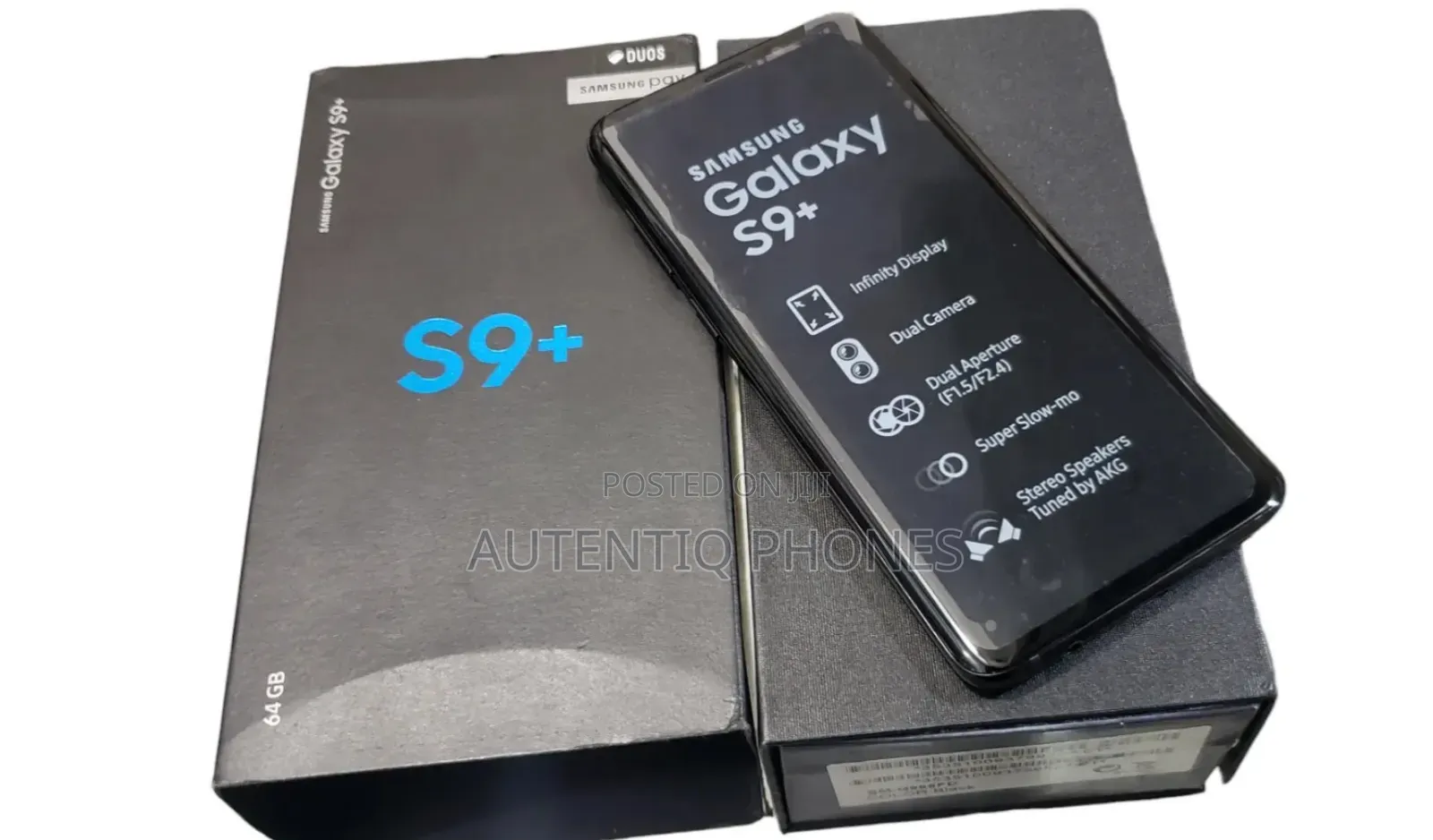 New Samsung Galaxy S9 Plus 64 GB Black