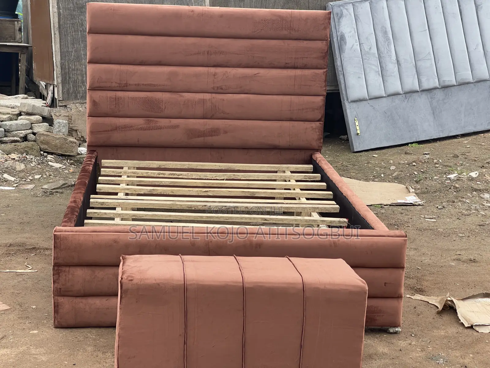 Double Bed Frame With Ottoman