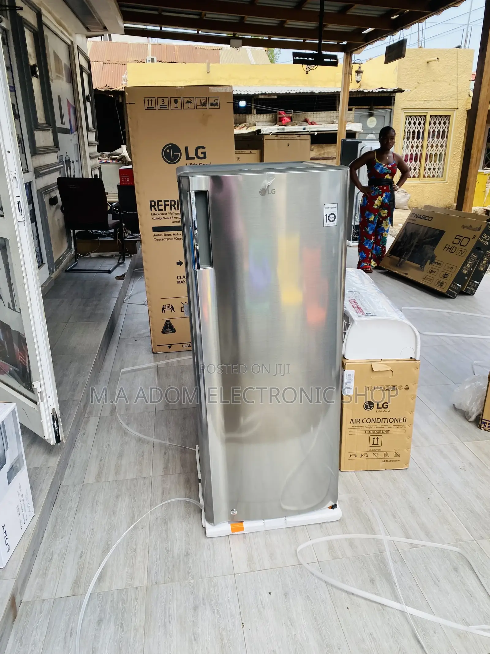 Quality Yet Affordable LG GN-Y331SLS Single Door Fridge.