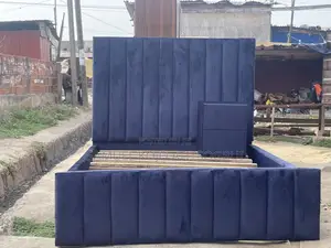 Double Bed Frame With Side Drawer