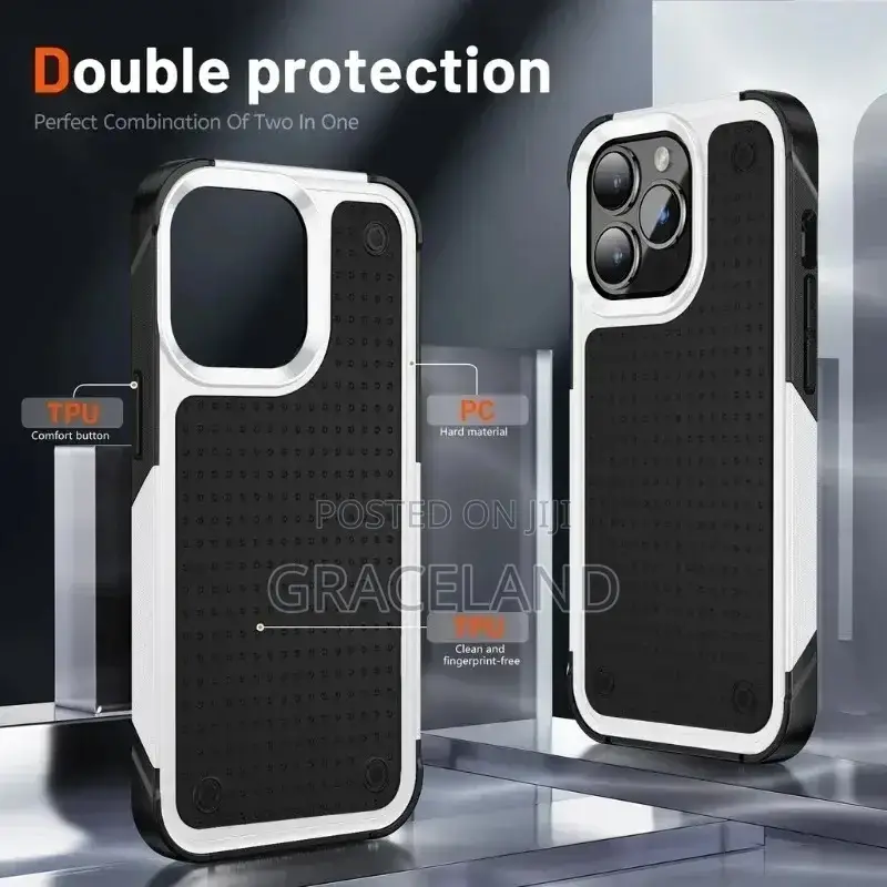 Hybrid Rugged Armor Shockproof Case for iPhone 15 Pro Max