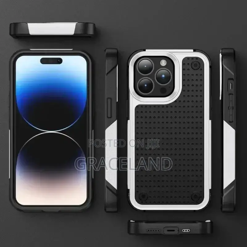 Hybrid Rugged Armor Shockproof Case for iPhone 15 Pro Max