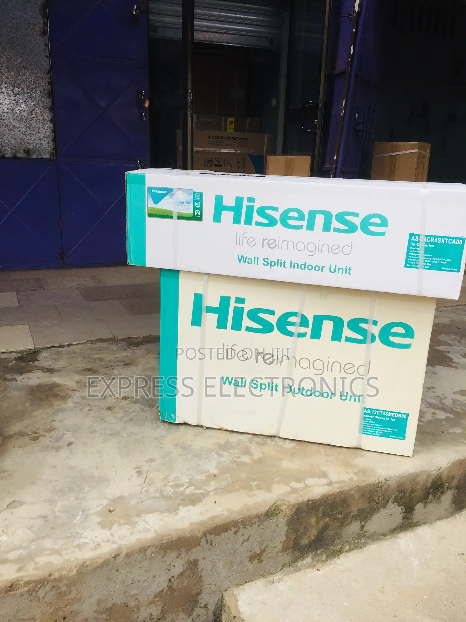 Amazing  New White Hisense Air Conditioner 2.5hp) 