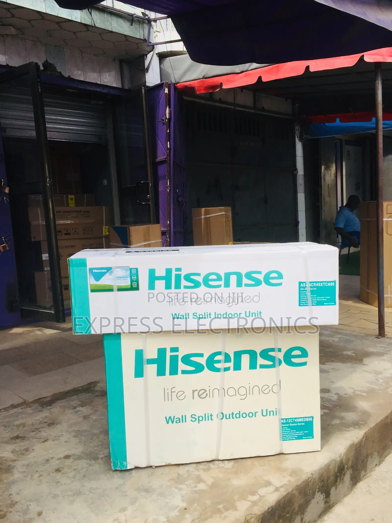 High Quality Sleek White Air Conditioner Hisense 2.5hp