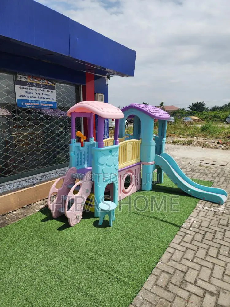 Kids Clubhouse With Slide Playhouse With Slide