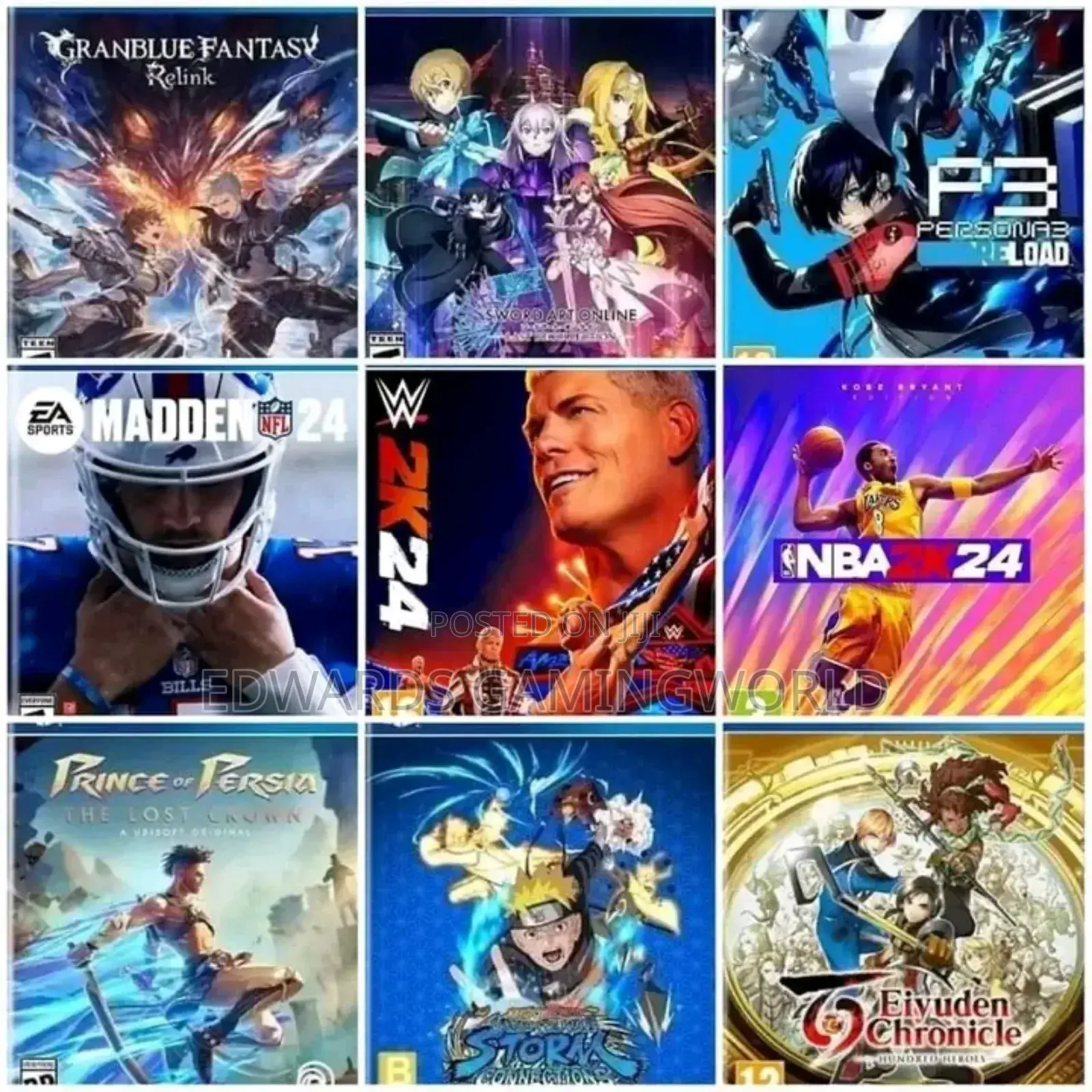 Playstation 3 and 4 Games