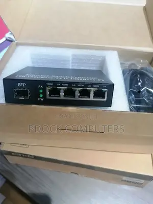 Fiber Ethernet 4PORT Switch Converter With 1SFP