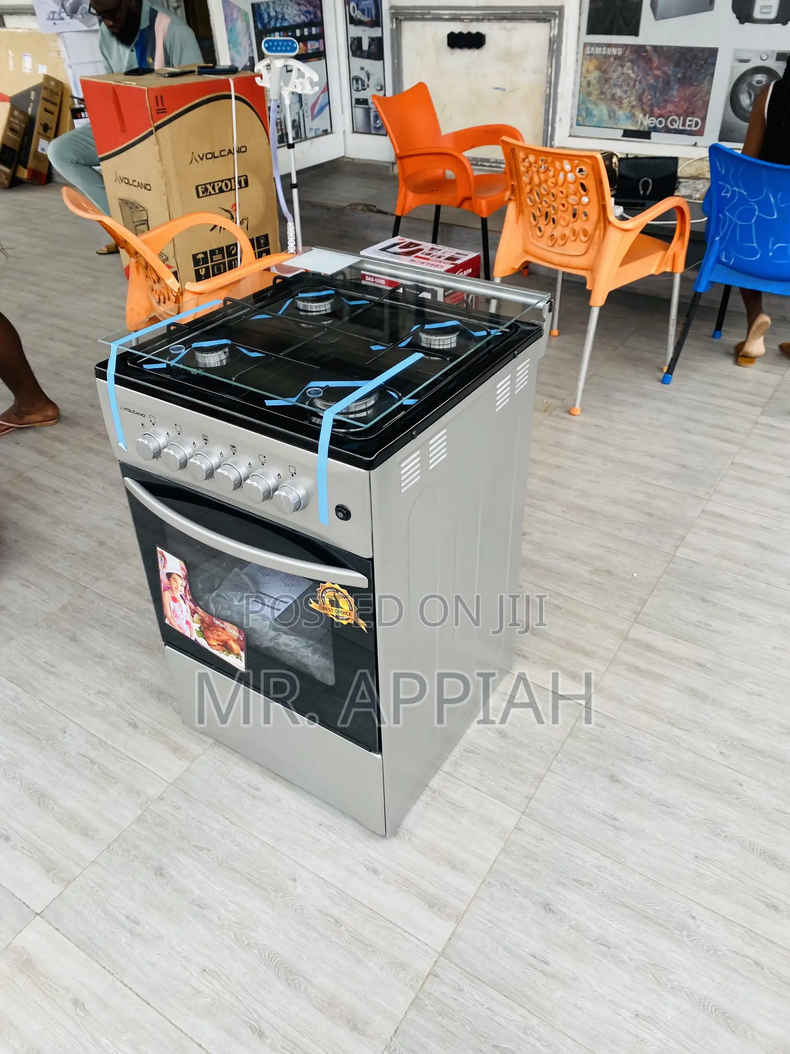 Purchase Original VolcanoGas Oven 4 Burner With Grill(Gray)