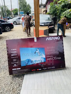 Brand New Asano 65” Webos Ultra HD Smart Television.