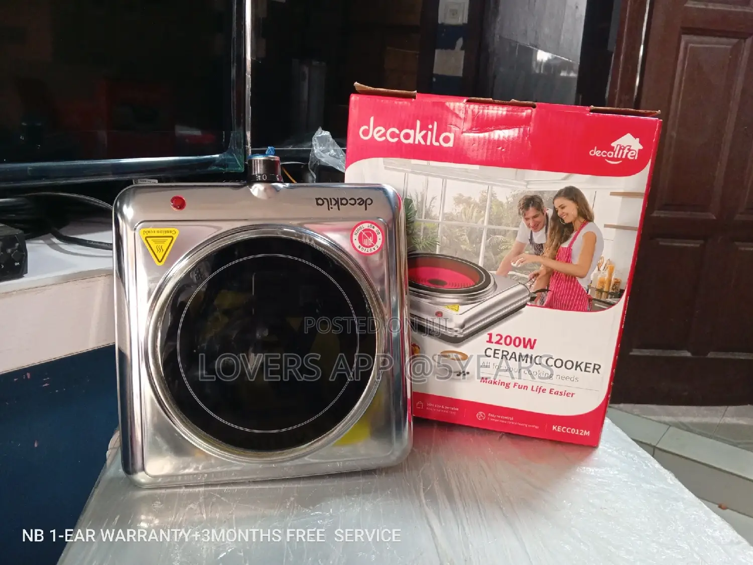 Easy to Use 1200W Decakila Ceramic Cooker Ceramic Cooker