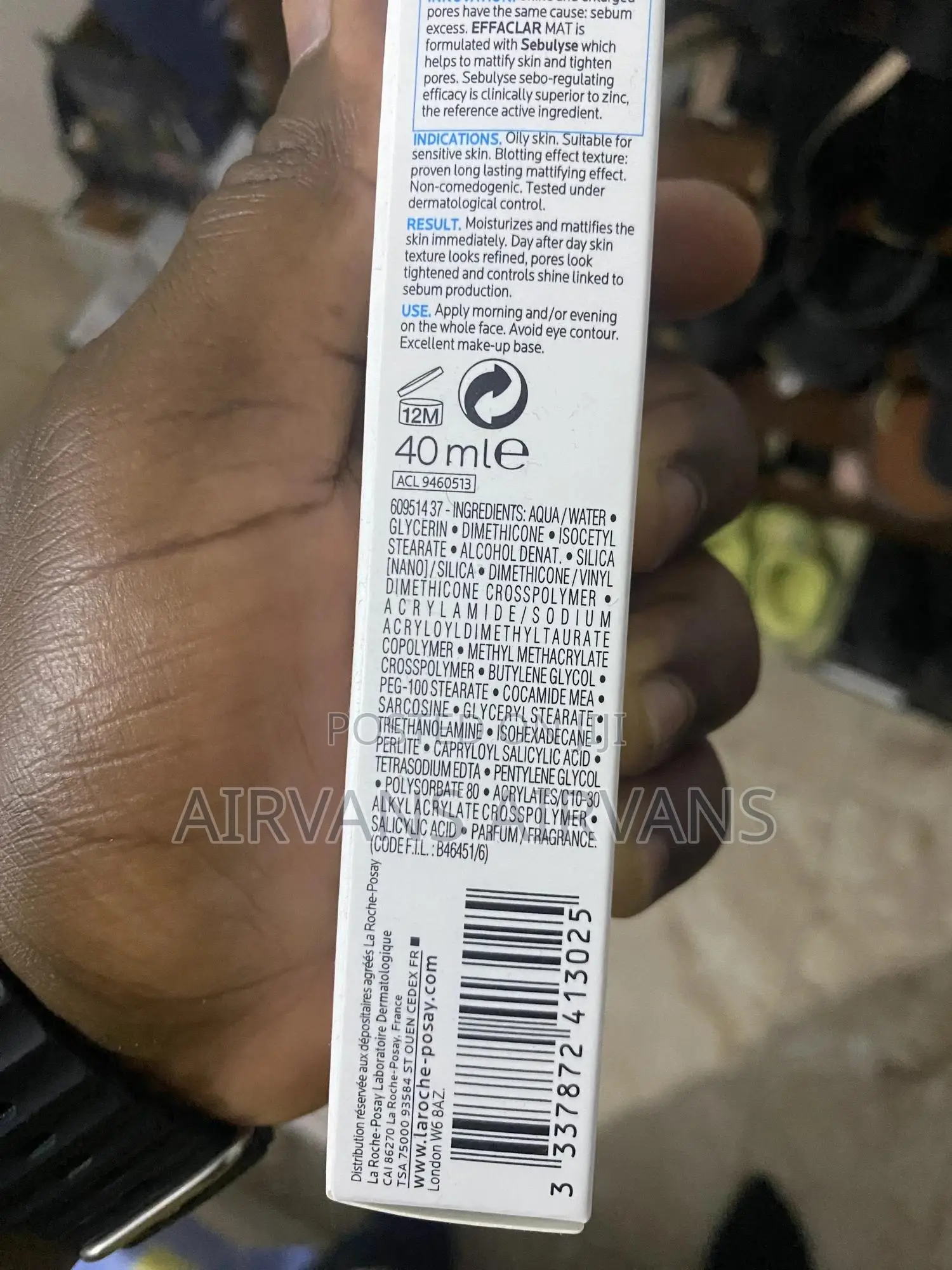 LA Roche-posay Effaclar Mat Hydratant