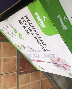 Not Your Regular IWIN 18'' Rechargeable Solar Stand Fan