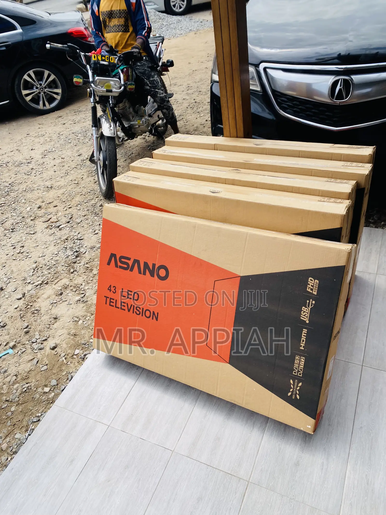 Authentic Asano 43 Inch Digital Satellite HD Electric Tv