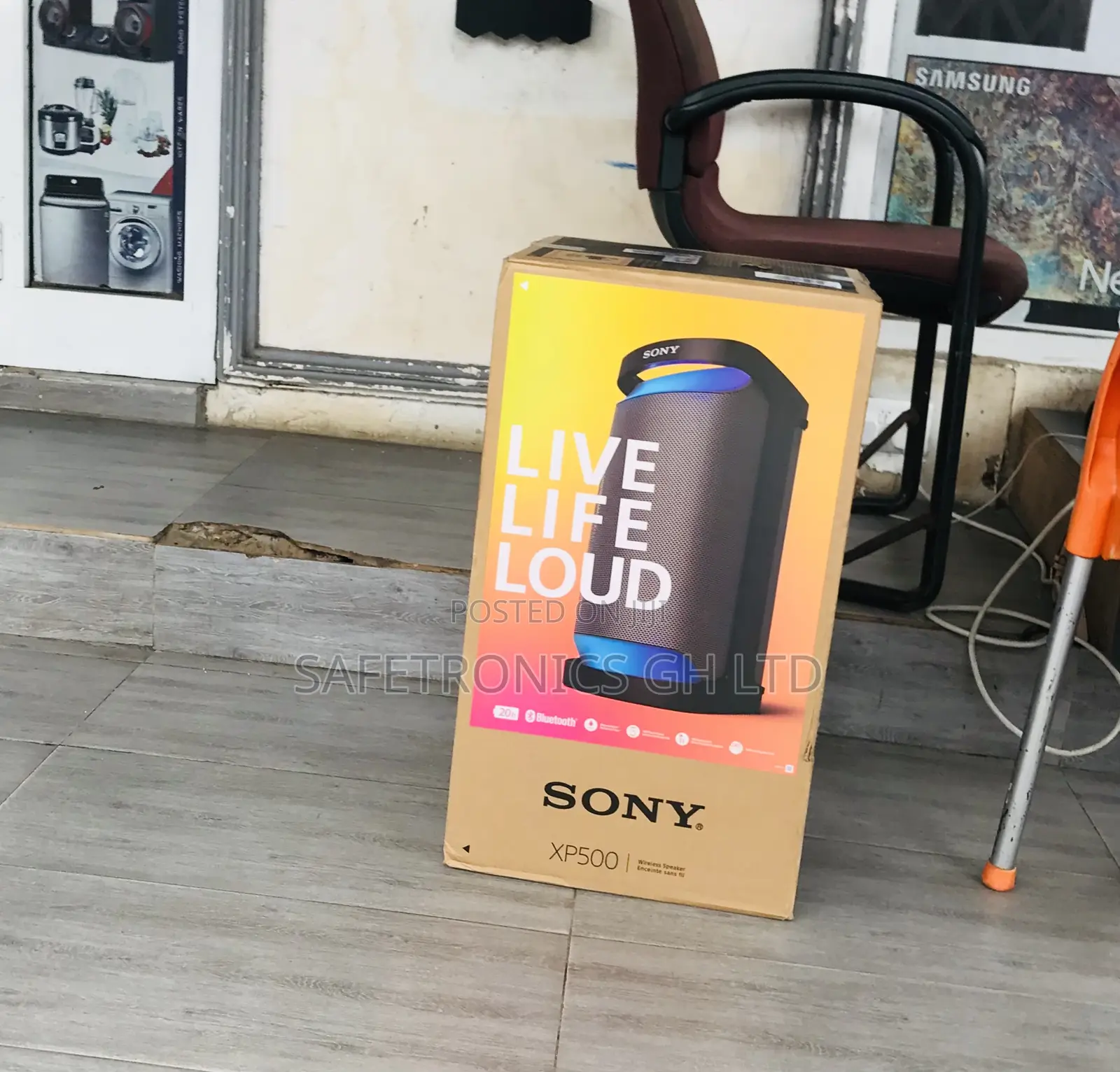 Elegant  Bluetooth Wireless Sony SRS-XP500 (Black) 