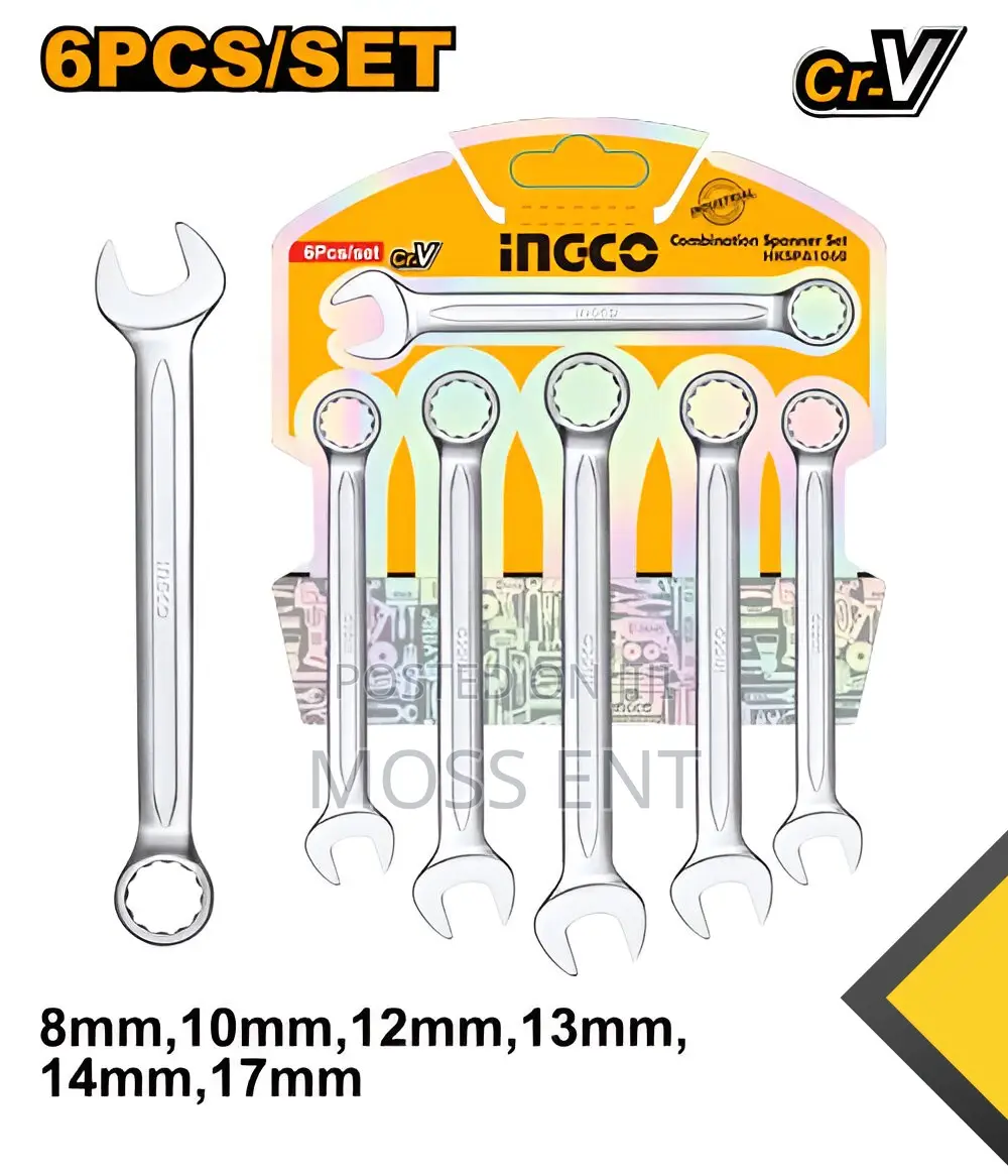 6 PCS Combination Spanner Set - Hkspa1068