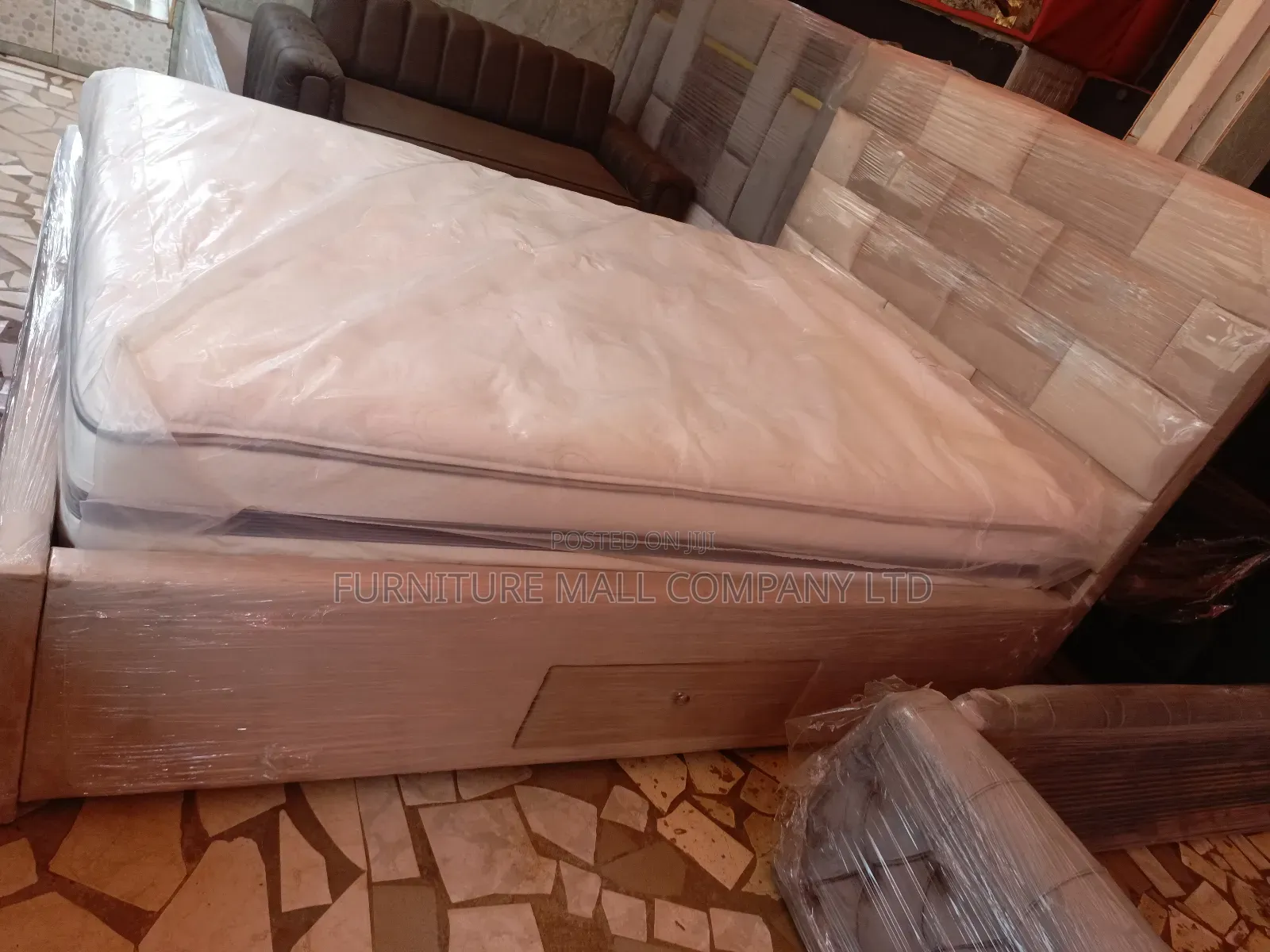 Lovely 2024 Bed With Mattress Available as Seen. Freee