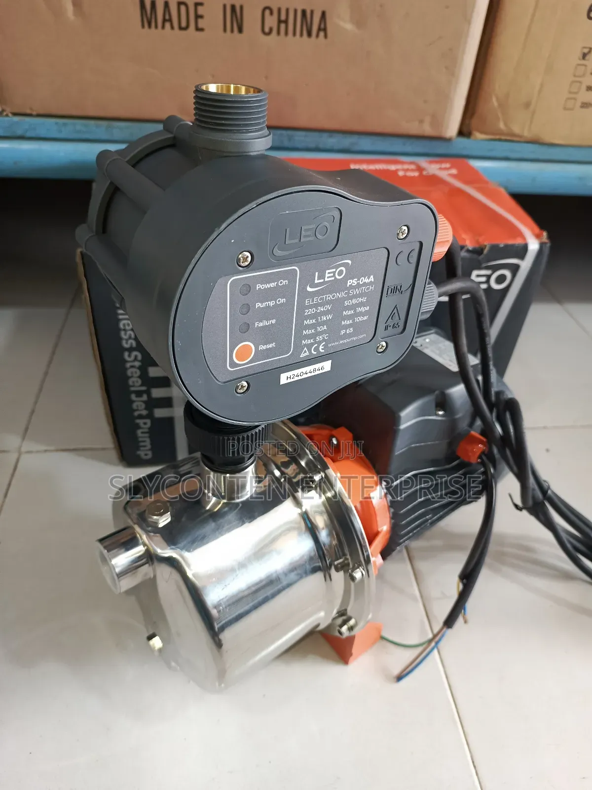 Leo 1.0hp Stainless Automatic Water Pump