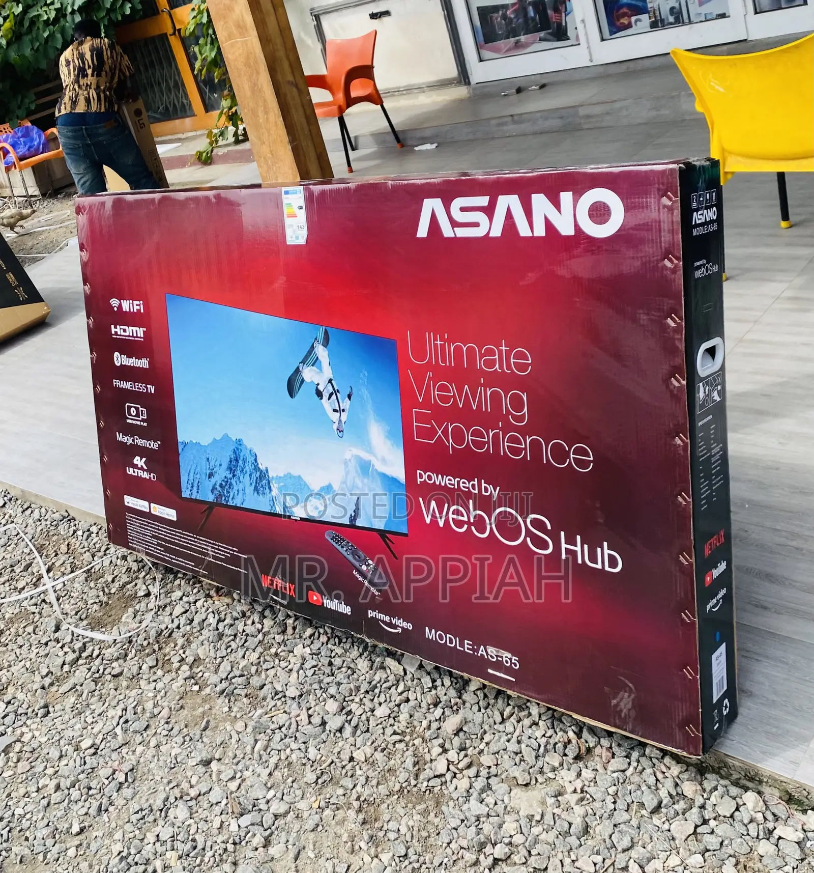 High Quality Asano 65 Inch Webos Ultra HD Smart Tv.