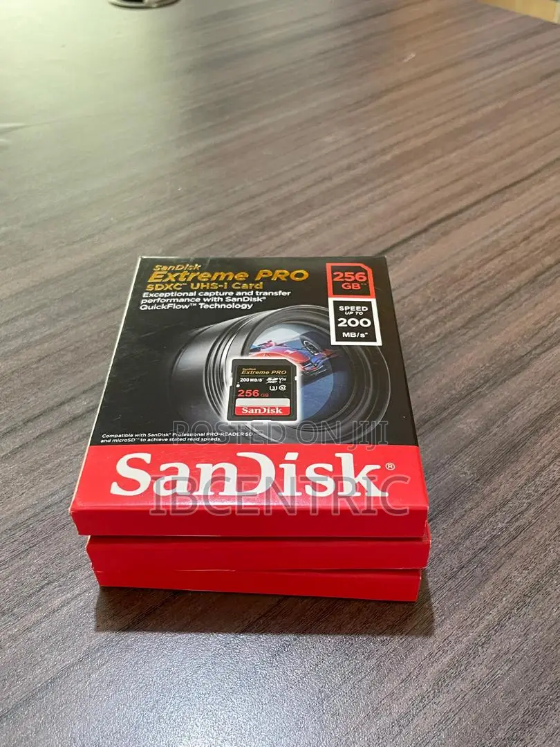 Sandisk 256GB Extreme Pro Camera Card