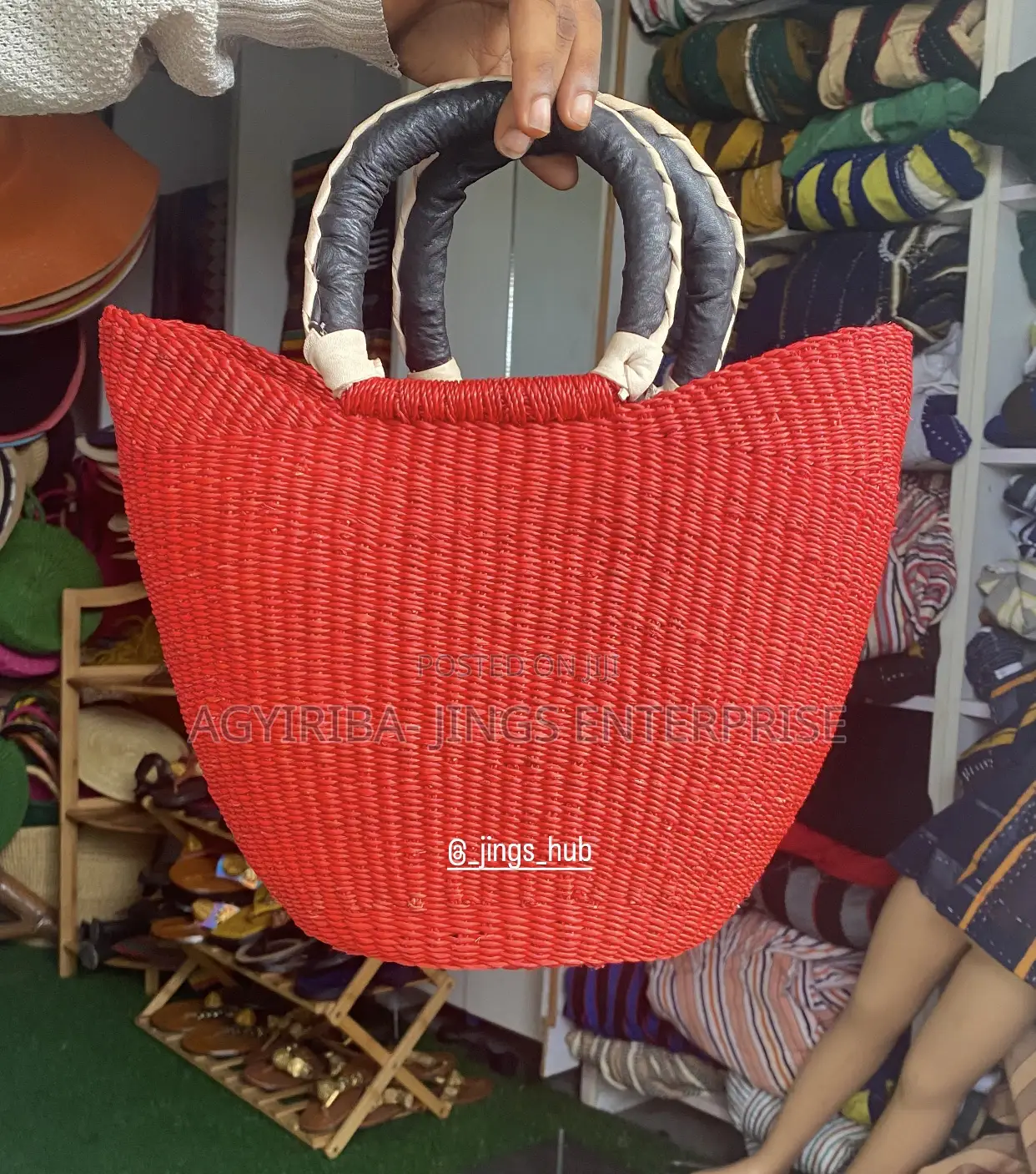 Bolga Handwoven Bag